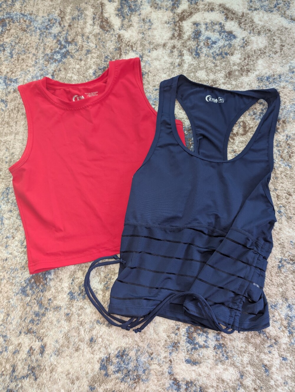 Zyia Active of 2 Womens Workout Crop Tank Tops
